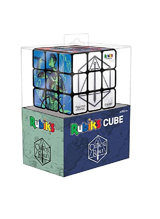 USAopoly Critical Role Rubik'S Cube ; Collectible Puzzle Cube Featuring Characters From The Mighty Nein Campaign ; Officially Licensed 3X3X3 Rubiks Cube  - Image 1