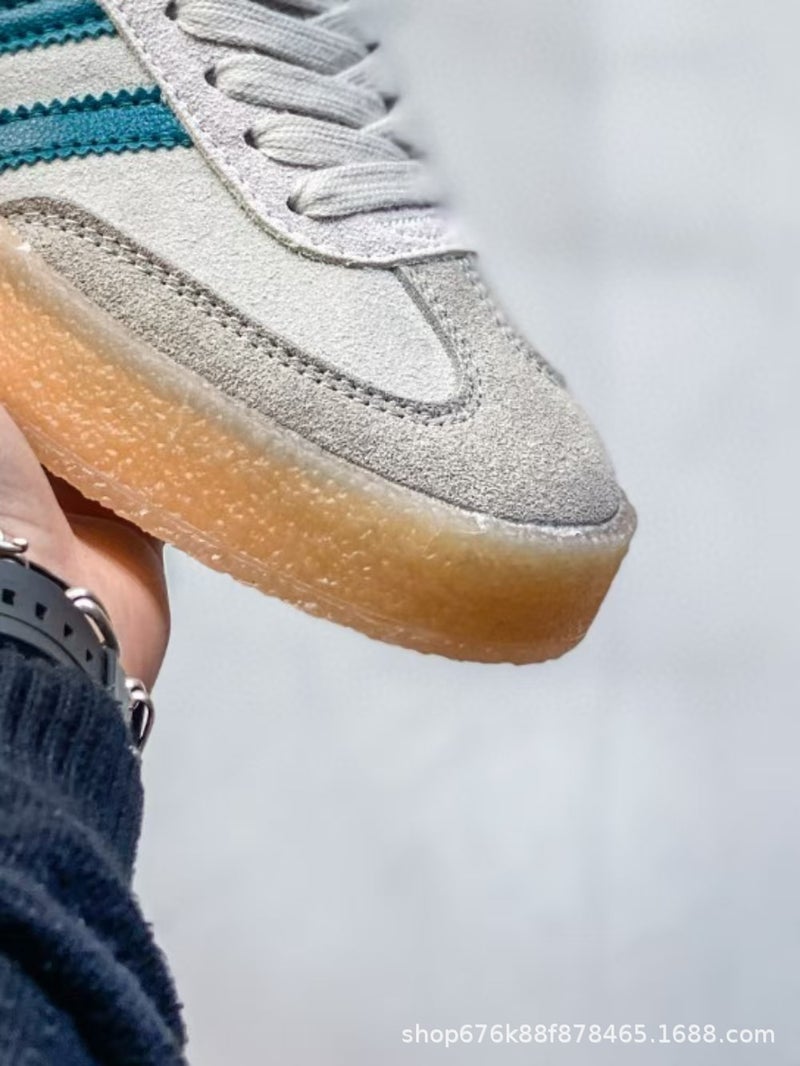 De Xun Shoes For Men And Women, Putian Samba Pure Original Versatile Campus Height-Increasing Thick-Soled Casual White Shoes - Image 3