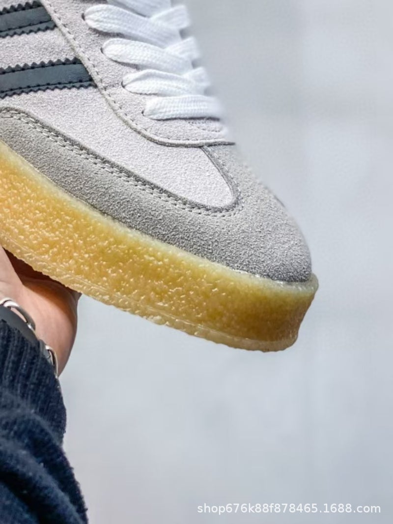 De Xun Shoes For Men And Women, Putian Samba Pure Original Versatile Campus Height-Increasing Thick-Soled Casual White Shoes - Image 1