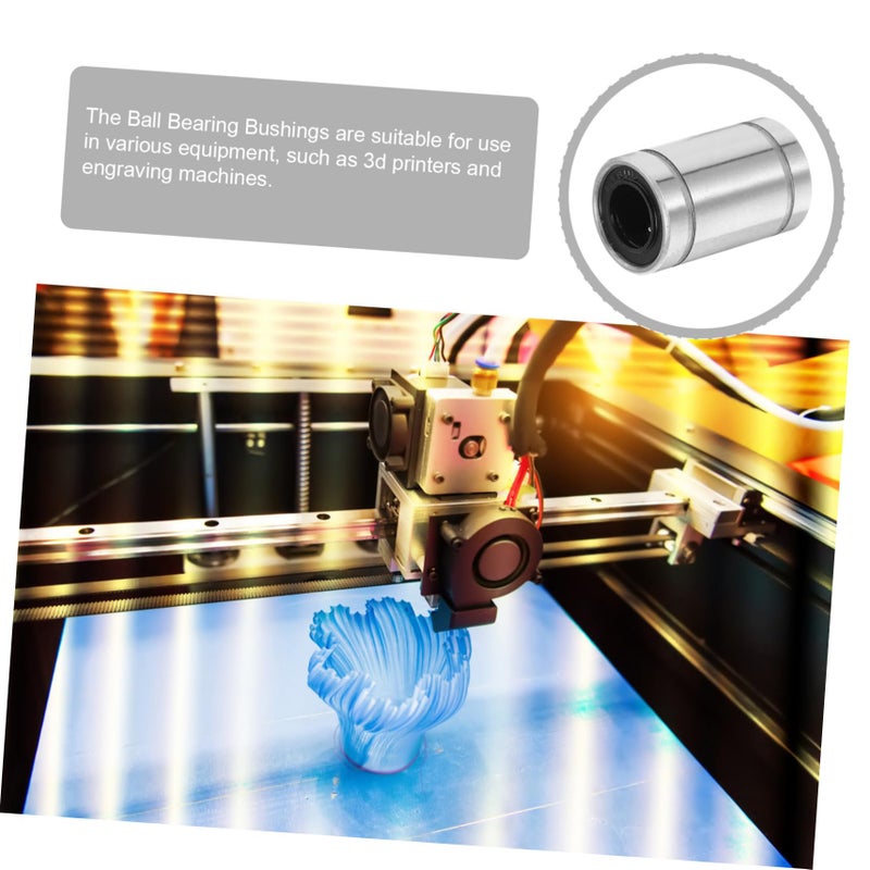 High Precision LM8UU Linear Bearing Sealed 6pcs for 3D Printer CNC Machine - Image 3