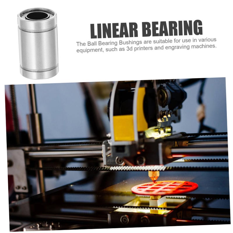 High Precision LM8UU Linear Bearing Sealed 6pcs for 3D Printer CNC Machine - Image 4