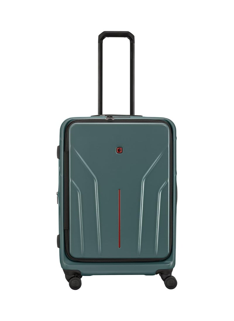 Wenger Amplix Hardside Expandable 69 cm Check-In Luggage Trolley - Green  - Image 2