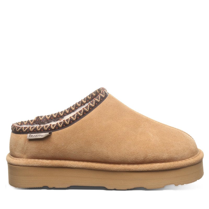 BEARPAW Women's Martis Iced Coffee Solid Size 8 | Women's Shoe | Lightweight & Comfortable Indoor & Outdoor Slipper - Image 1