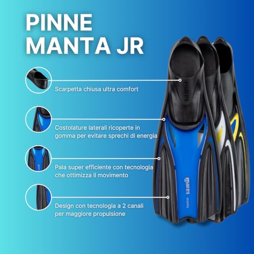 Mares Manta Junior 410339SARBL31 Fin Blue 3133 - Image 3