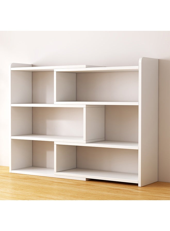 NKX Adjustable Desktop Bookshelf with 90 Degree Rotation Multi Color Desk Storage Organizer for Home Office and Dormitory - Image 1