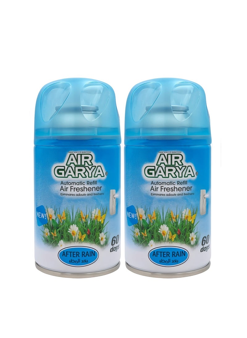 Generic - AIR GARYA Automatic Refill Air Freshener (After Rain) - combo 2 PCS, 60 Days Freshness, Non-Toxic, Odor Eliminator for Home & Car - Image 1