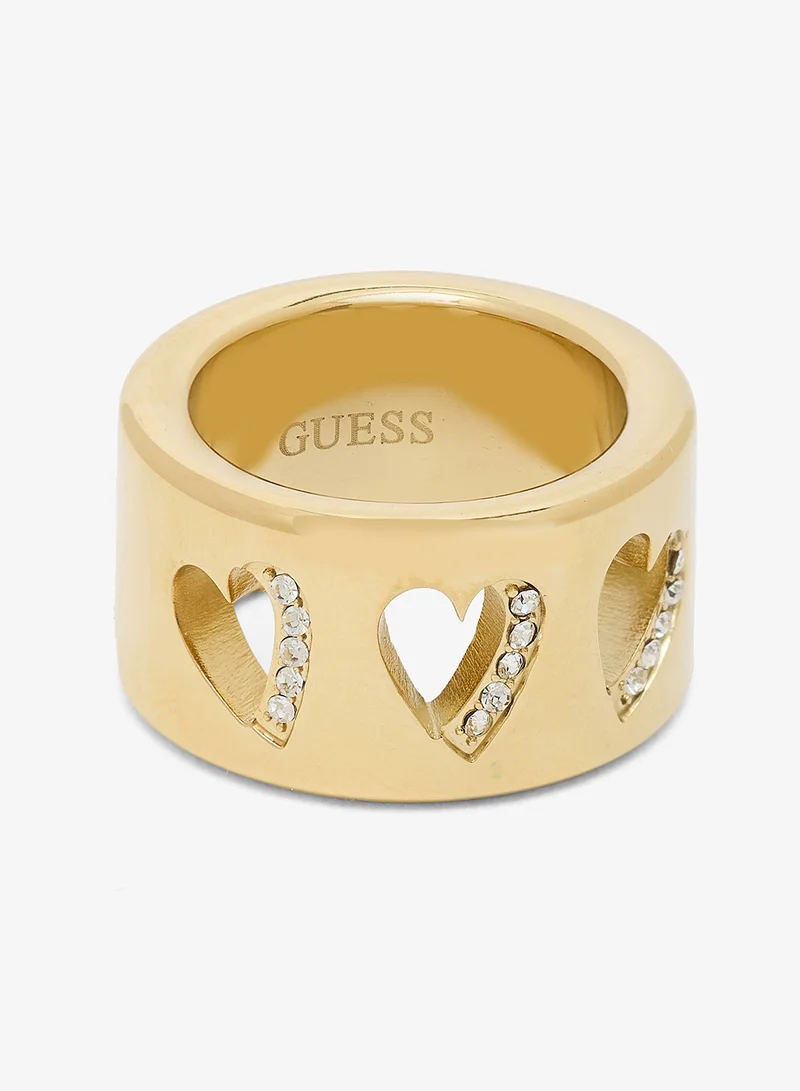 GUESS Hearts Ring