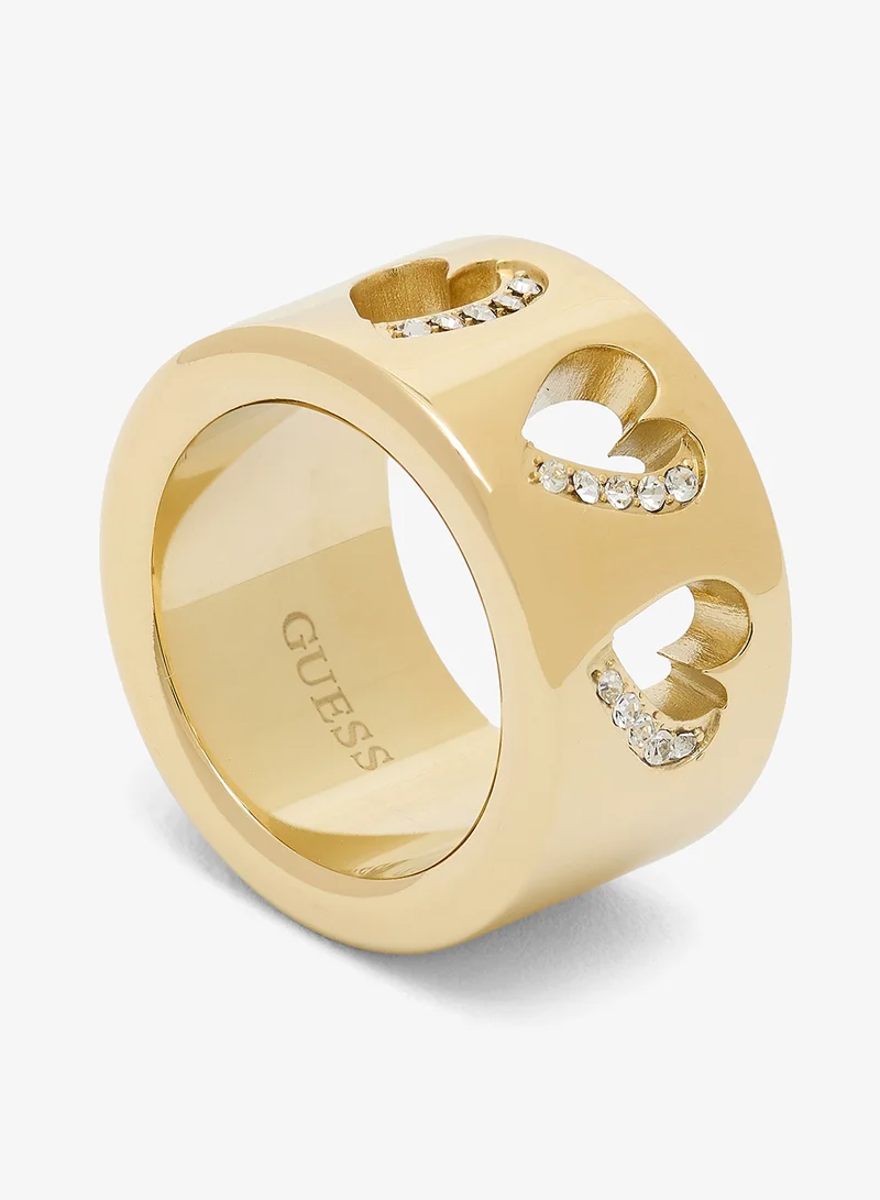 GUESS Hearts Ring