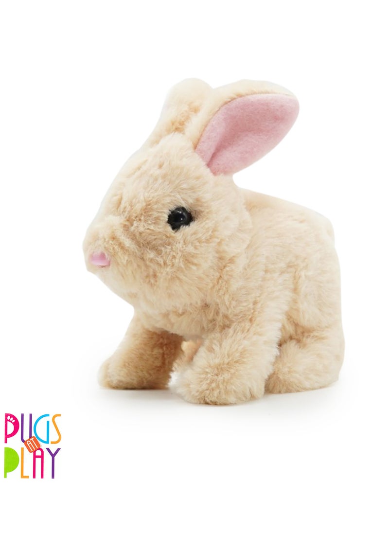 PUGS AT PLAY Pugs At Play Jumping Cookie 6.5-Inches, Battery Operated | Interactive Plush Toy  - Image 1
