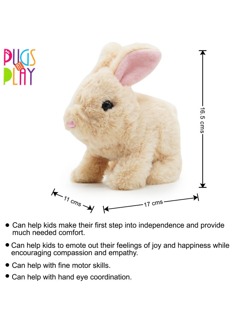 PUGS AT PLAY Pugs At Play Jumping Cookie 6.5-Inches, Battery Operated | Interactive Plush Toy  - Image 3