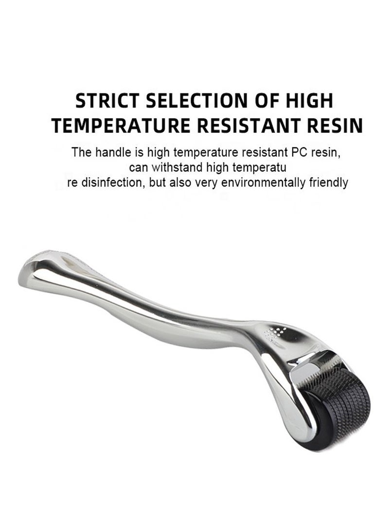 أسطوانة للوجه للوجه 1.5 مم و 0.5 مم من التيتانيوم أسطوانة الجلد للإبرة للتجاعيد ومقاومة الشيخوخة الخفيفة والندبات وفرط التصبغ والعناية بالبشرة والعناية بالشعر - Image 5