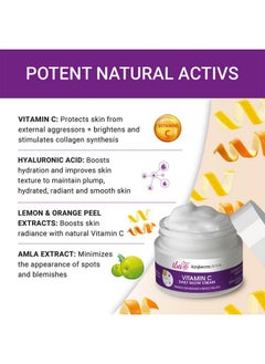 Advanced Activs Vitamin C Daily Glow Cream, 50 G With Hyaluronic Acid For Enhances Skin Radiance And Reduces Dullness - pzsku/Z9B6D123A8CAE8020D9ABZ/45/_/1735816599/c7f3e8bd-cdd7-4da8-9893-af83d3b08382