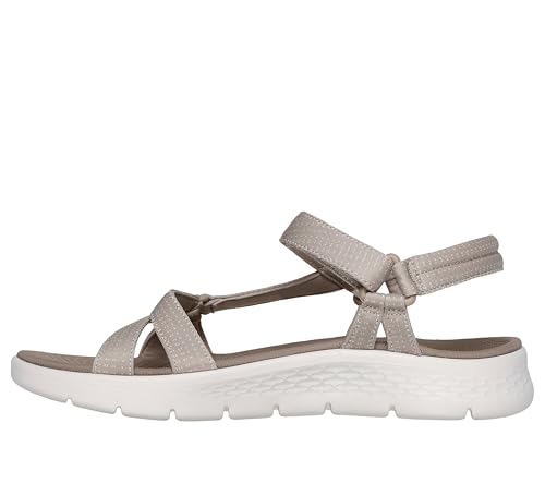 Skechers Performance Women's GO WALK FLEX SANDAL - SUBLIME,Taupe, 9 - Image 2