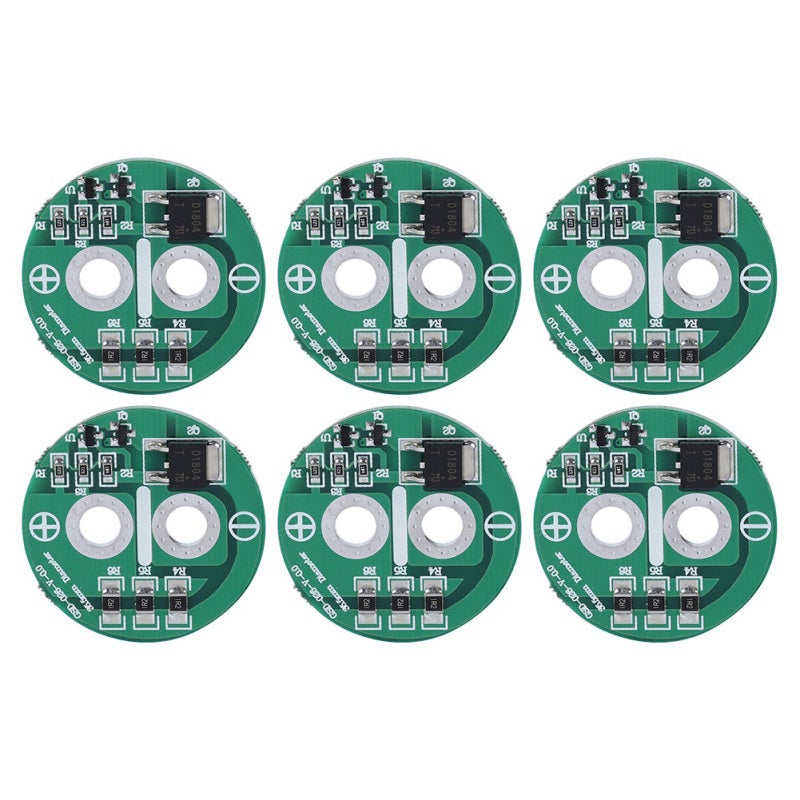 2.5V مكثف فائق الفاراد 6 قطع 2.5V مكثف فاراد مع وحدة حماية - منظم 2.5V عالي الدقة وحدة حماية مكثف فائق للمكونات الإلكترونية - Image 3