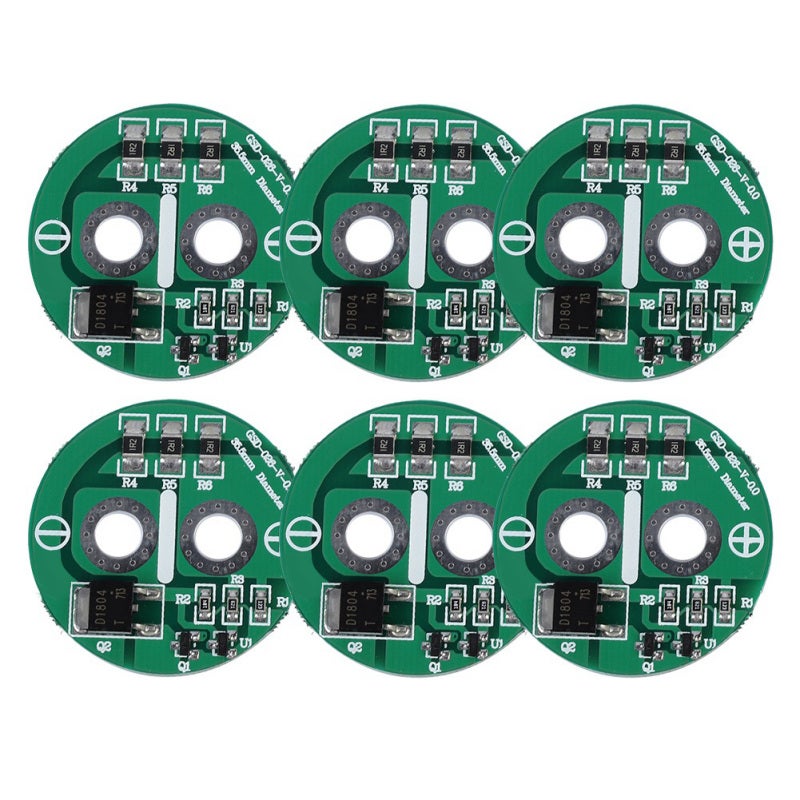 2.5V مكثف فائق الفاراد 6 قطع 2.5V مكثف فاراد مع وحدة حماية - منظم 2.5V عالي الدقة وحدة حماية مكثف فائق للمكونات الإلكترونية - Image 2