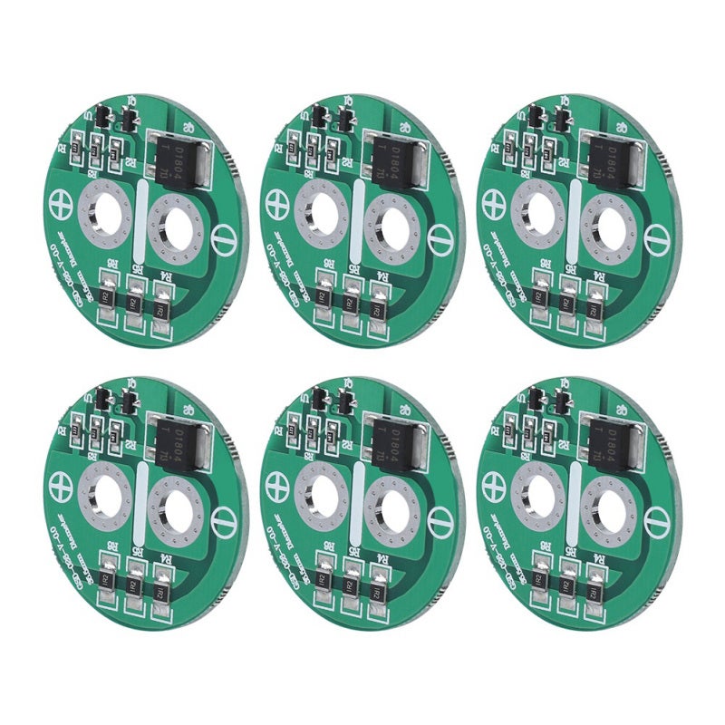 2.5V مكثف فائق الفاراد 6 قطع 2.5V مكثف فاراد مع وحدة حماية - منظم 2.5V عالي الدقة وحدة حماية مكثف فائق للمكونات الإلكترونية - Image 4