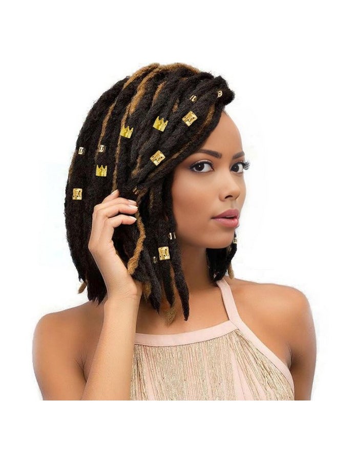 FRDTLUTHW - FRDTLUTHW 48Pcs Hair Accessories Loc Hair Jewelry for Women Braids, Gold Dreadlock Beads Metal Hair Cuffs for Girls - Image 1