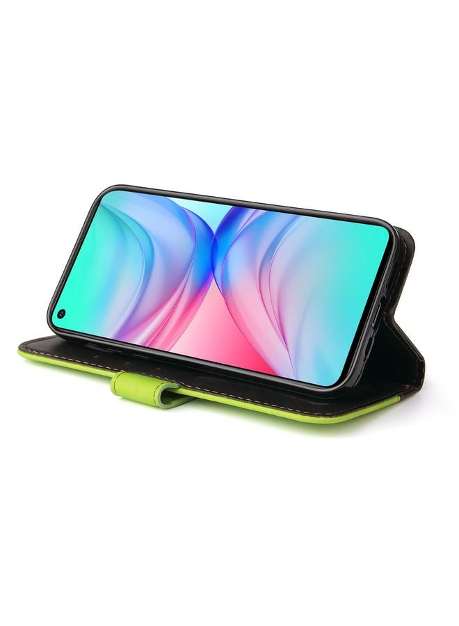 S-TOP Case For Infinix Hot 10 Business Stitching-Color Horizontal Flip PU Leather Case with Holder & Card Slots & Photo Frame - Image 5