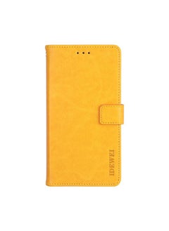 IDEWEI Case For OPPO A15s Crazy Horse Texture Horizontal Flip Leather Case with Holder & Card Slots & Wallet  - Image 2