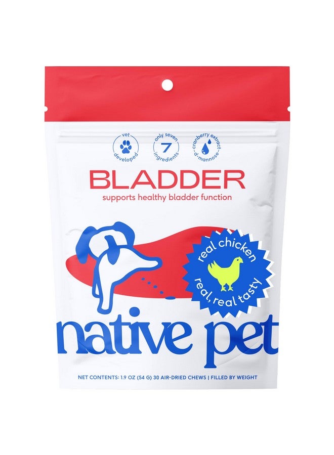 Native Pet Dog UTI Treatment - Cranberry Supplement for Dogs Bladder Control & Kidney Support - Prevent Urinary Tract Infection and Urinary Incontinence - Made with Real Cranberry Extract - 30 Chews - Image 1