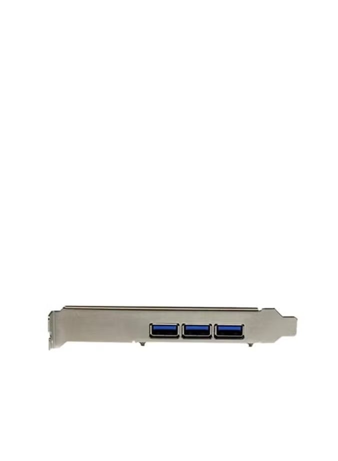 كارت توسعة PCI Express USB 3.0 بأربع منافذ (3 خارجية + 1 داخلي) لترقية منافذ الكمبيوتر المكتبي بسرعة عالية - Image 1