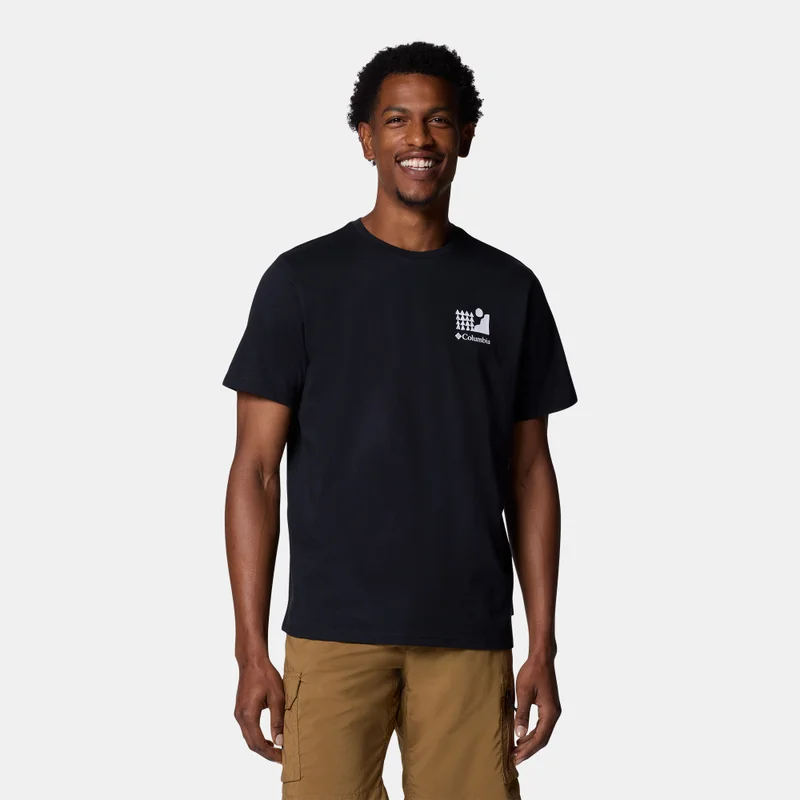 Columbia Black Men's Explorers Canyon T-Shirt for Men | Best Price UAE