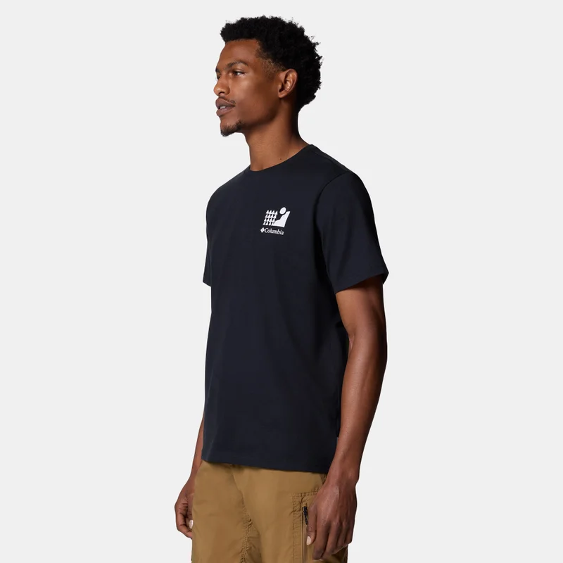 Columbia Black Men's Explorers Canyon T-Shirt for Men | Best Price UAE
