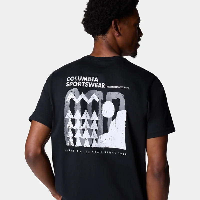 Columbia Black Men's Explorers Canyon T-Shirt for Men | Best Price UAE