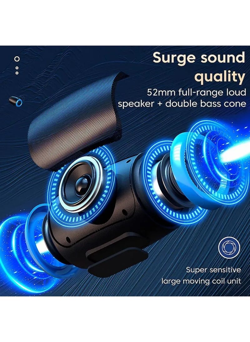 Portable Bluetooth Speaker - 360° Stereo Sound & Long Battery Life, Ideal for Outdoor Camping and Beach Parties - Image 2