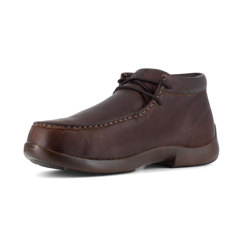Frye Supply Men`s Chukka Brown Composite Moc Toe Work Boot Brown 10.5 M - Image 4