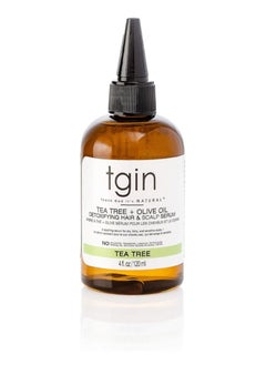 Tgin Tea Tree And Olive Oil Detoxifying Hair And Scalp Serum - 120Ml  - Image 1