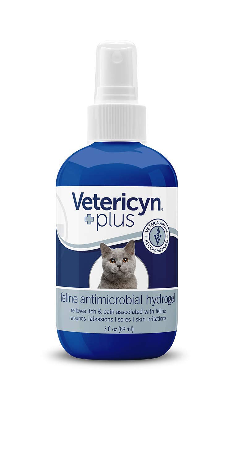 Vetericyn Plus Cat Wound Care Hydrogel Spray | Feline Healing Aid and Wound Protectant, Sprayable Gel to Relieve Cat Itchy Skin. 3 Ounces - Image 4