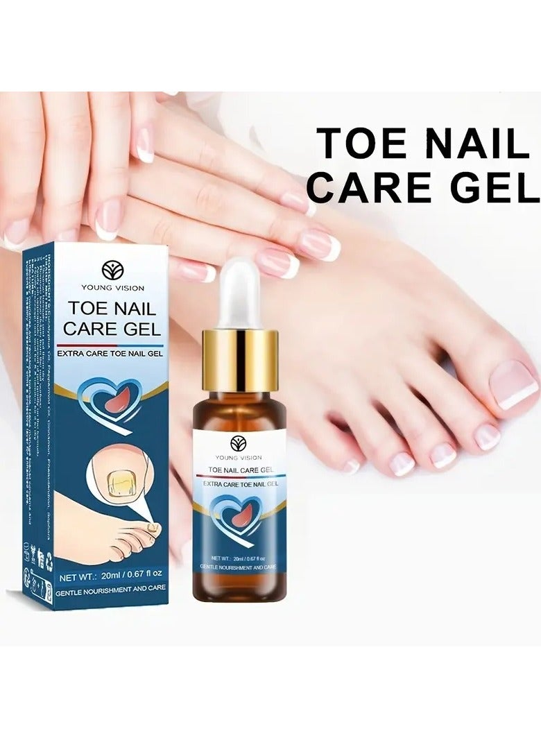 YOUNG VISION Toenail Strengthener Gel Oil Care Gel All Natural Formula Nourishing And Repairing - Image 1
