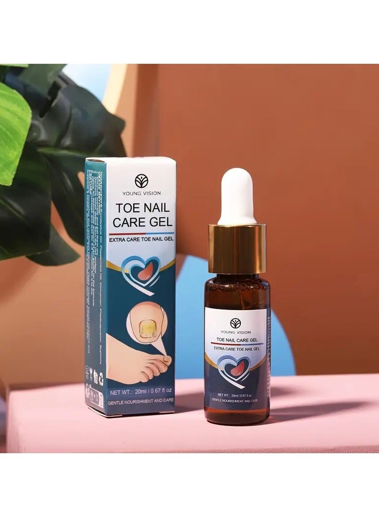 YOUNG VISION Toenail Strengthener Gel Oil Care Gel All Natural Formula Nourishing And Repairing - Image 5