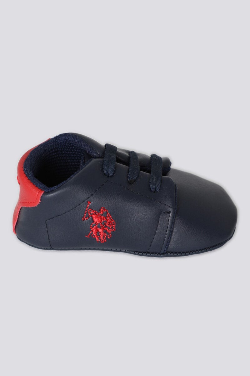 U.S. Polo Assn. Base. Polo Assn Comfortable Navy Blue Baby Boy Shoes  - Image 2
