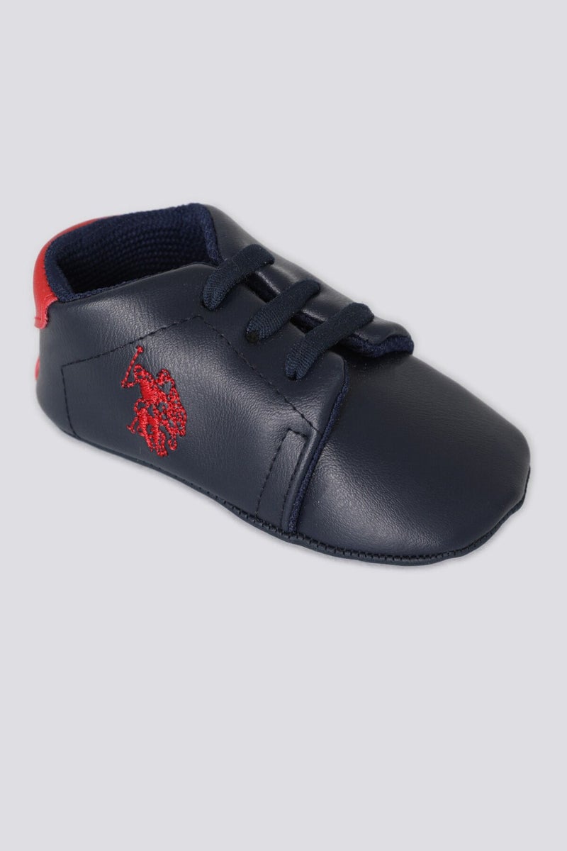U.S. Polo Assn. Base. Polo Assn Comfortable Navy Blue Baby Boy Shoes  - Image 1