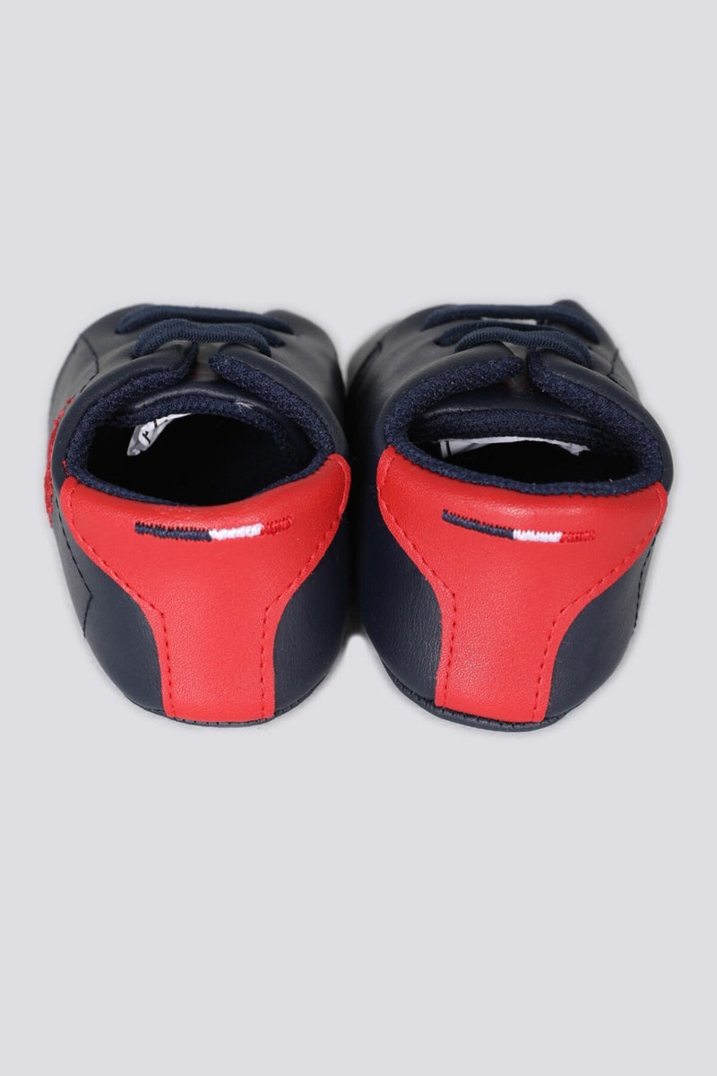 U.S. Polo Assn. Base. Polo Assn Comfortable Navy Blue Baby Boy Shoes  - Image 3