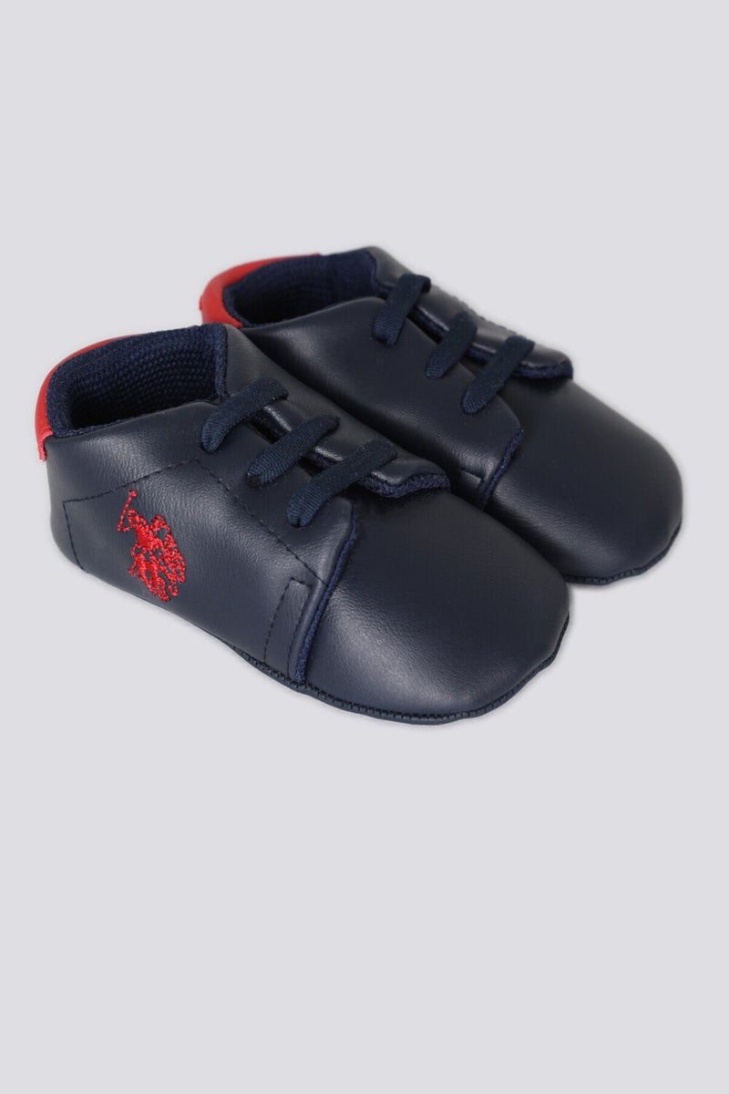 U.S. Polo Assn. Base. Polo Assn Comfortable Navy Blue Baby Boy Shoes  - Image 5