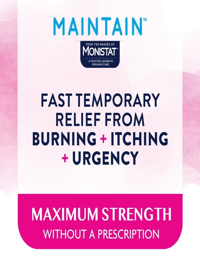 Monistat Maintain UTI 2-in-1 Test & Pain Relief Kit, 2 Test Strips & 12 Urinary Pain Relief Tablets, 2 Minute Results and Maximum Strength Pain, Burning and Urgency Relief - Image 3