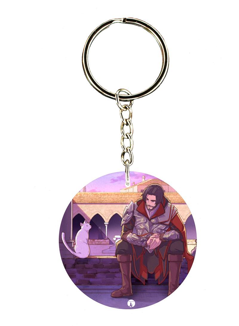 Assassin's Creed Double Side Printed Keychain