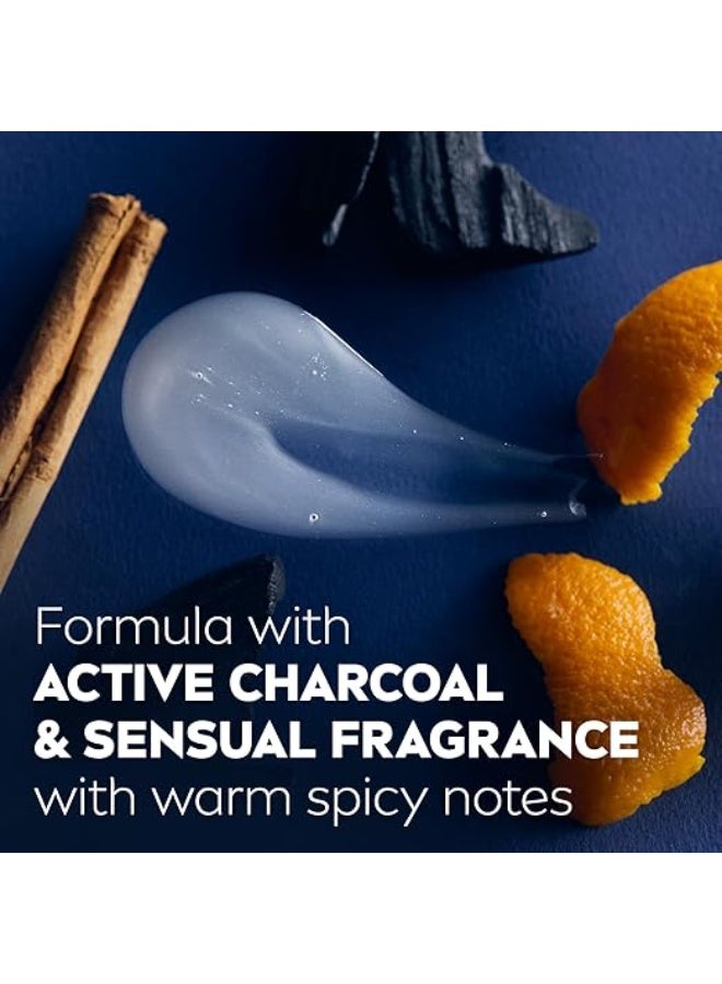 NIVEA MEN Active Clean 3in1 Shower Gel, Cleans Body, Face and Hair, with Active Charcoal, for Purified and Stimulating Skin, for All Skin Types, 250 ml - Image 2