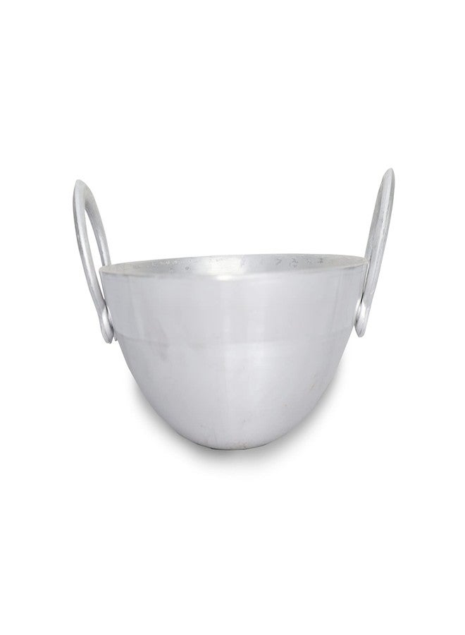 Liolis – The Indian Craftsman Heavy Base Aluminium Kadhai with Lid/Frying Pan for Cooking(0.5kg) - Image 1