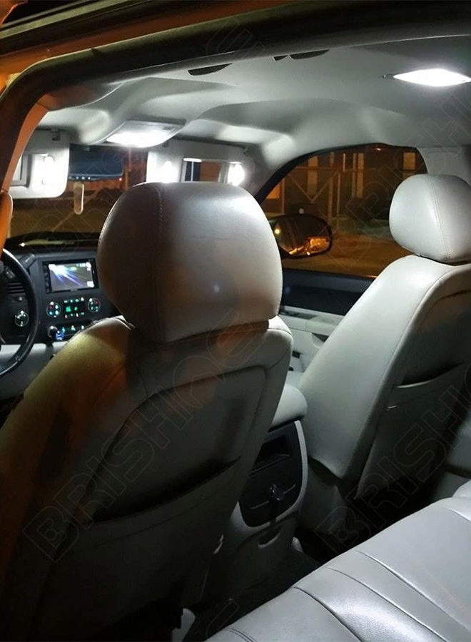 BRISHINE White Interior LED Lights Kit for Chevrolet Silverado/GMC Sierra 2007 2008 2009 2010 2011 2012 2013 Super Bright 6000K Interior LED Bulbs Package + License Plate Lights and Install Tool - Image 5