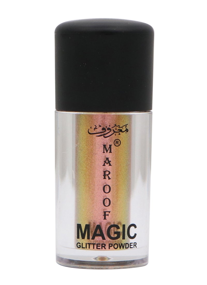 MAROOF بودرة لامعة سحرية من ماروف 03 لون بني خوخي - Image 3