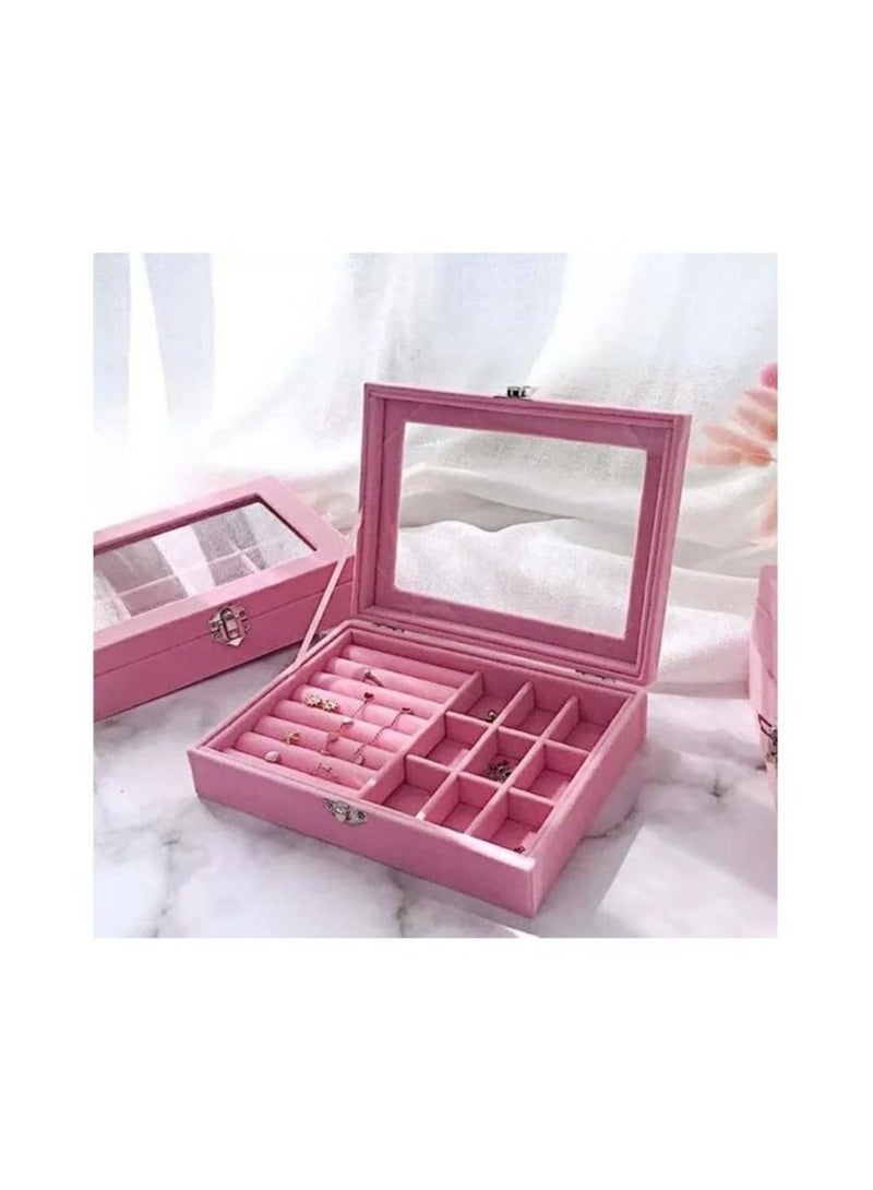 سبيس شوب القرط المنظم حامل صينية صندوق تخزين سبيكة حامل - Image 5