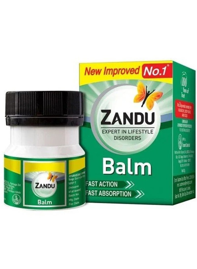 Zandu Balm For Headache, Cold and Body Pain 25ml (Pack of 6) - Image 2