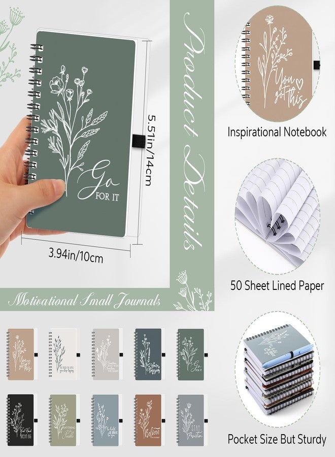 Tenceur 10 Set Coworker Gifts Bulk Employee Appreciation Gifts Inspirational Notebook Pen Motivational Office Gift Staff Teacher Volunteer Groups Team Staff Social Worker (Classic Color) - Image 2