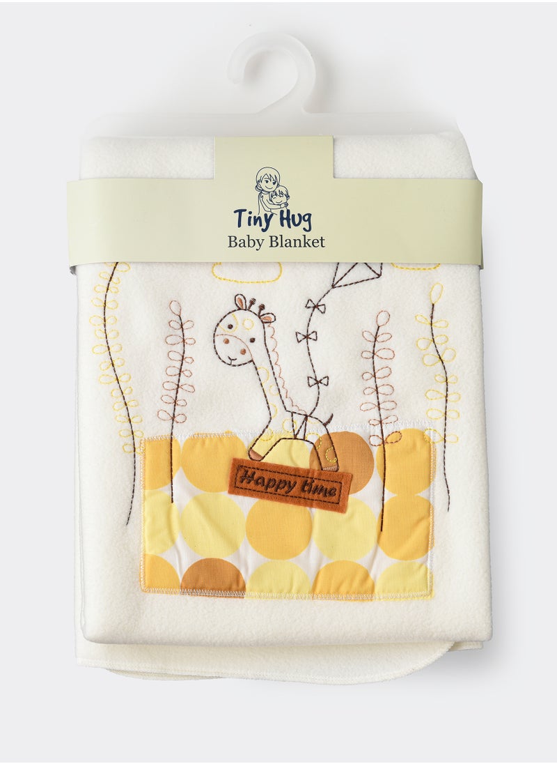 Tiny Hug - بطانية صوفية للأطفال حديثي الولادة، بطانية ناعمة ودافئة للأطفال حديثي الولادة - Image 1