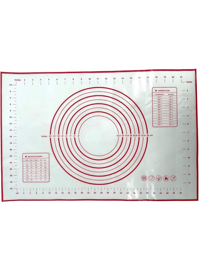60x40CM Non-Stick Silicone Baking Mat Kneading Pad Sheet Glass Fiber Rolling Dough Large Size for Cake Macaron Kitchen Tools