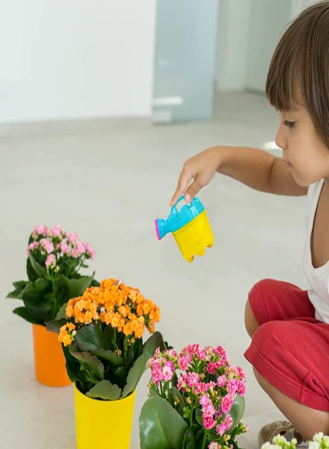 4E's Novelty Kids Watering Cans Bulk (Mini) 6 Pack, 4.5 Inch Plastic - Gardening Planting Tools for Kids & Toddlers, Beach Party Favors Gifts, Bulk Sand Toys, Easter Basket Stuffers - Image 3